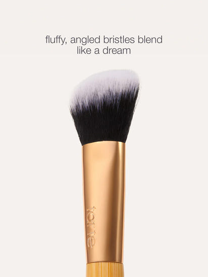 concealer paw brush - angled for seamless application