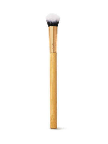 concealer paw brush - angled for seamless application